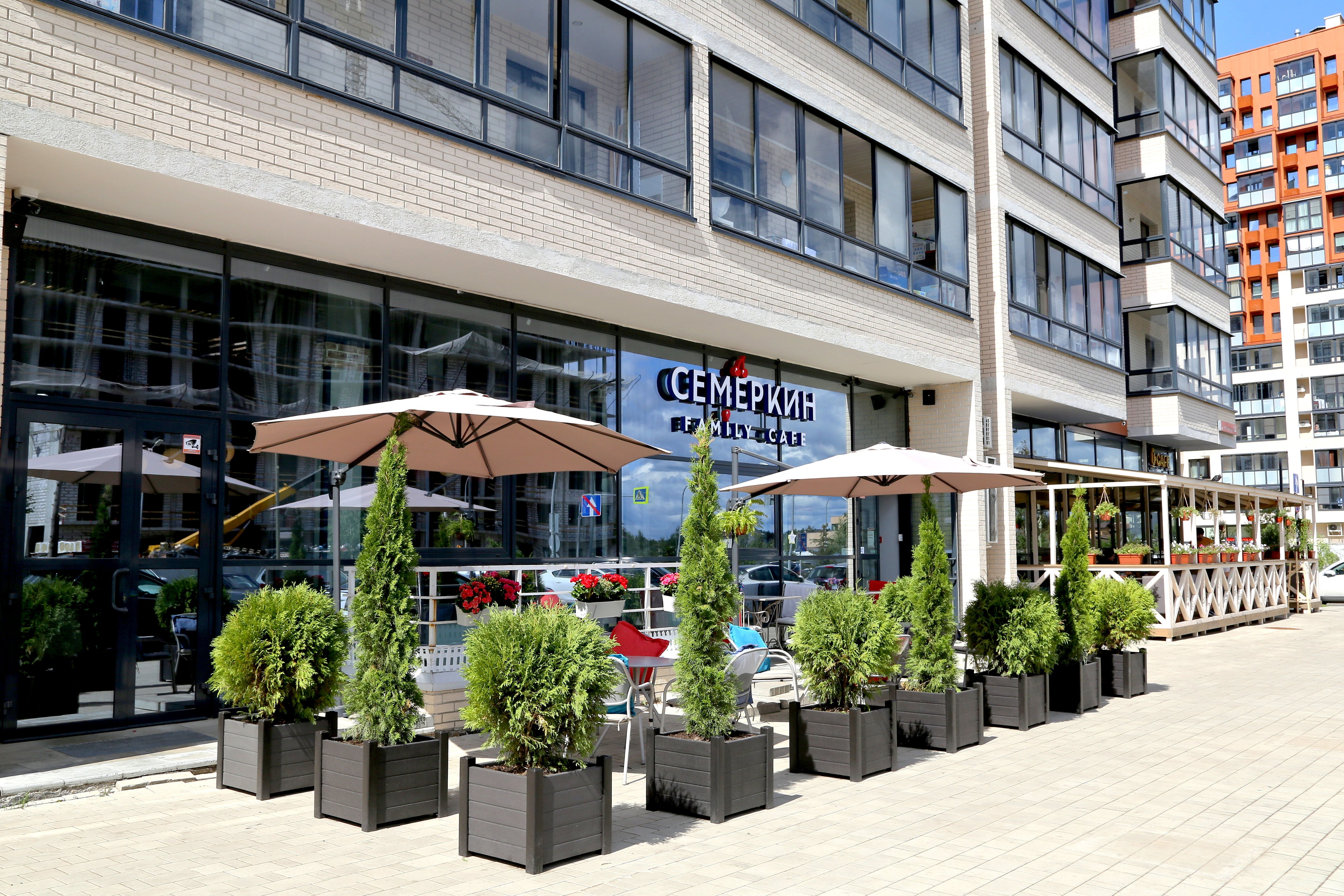 Широкие тротуары