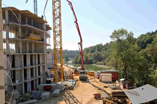 Ход строительства проекта "Отрада на реке" – август 2024 года