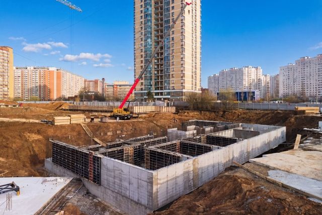 Отчет о строительстве Сити квартала Отрада - апрель