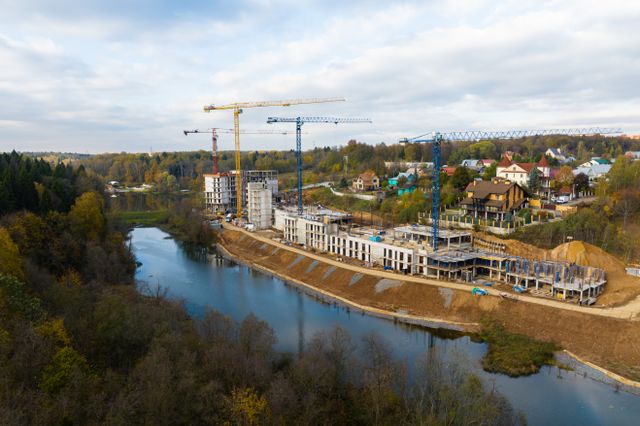 Ход строительства проекта "Отрада на реке" – октябрь 2024 года