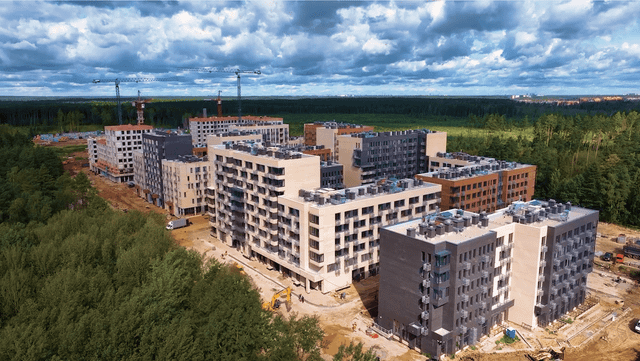 Отчет августа о строительстве Никольского квартала Отрада