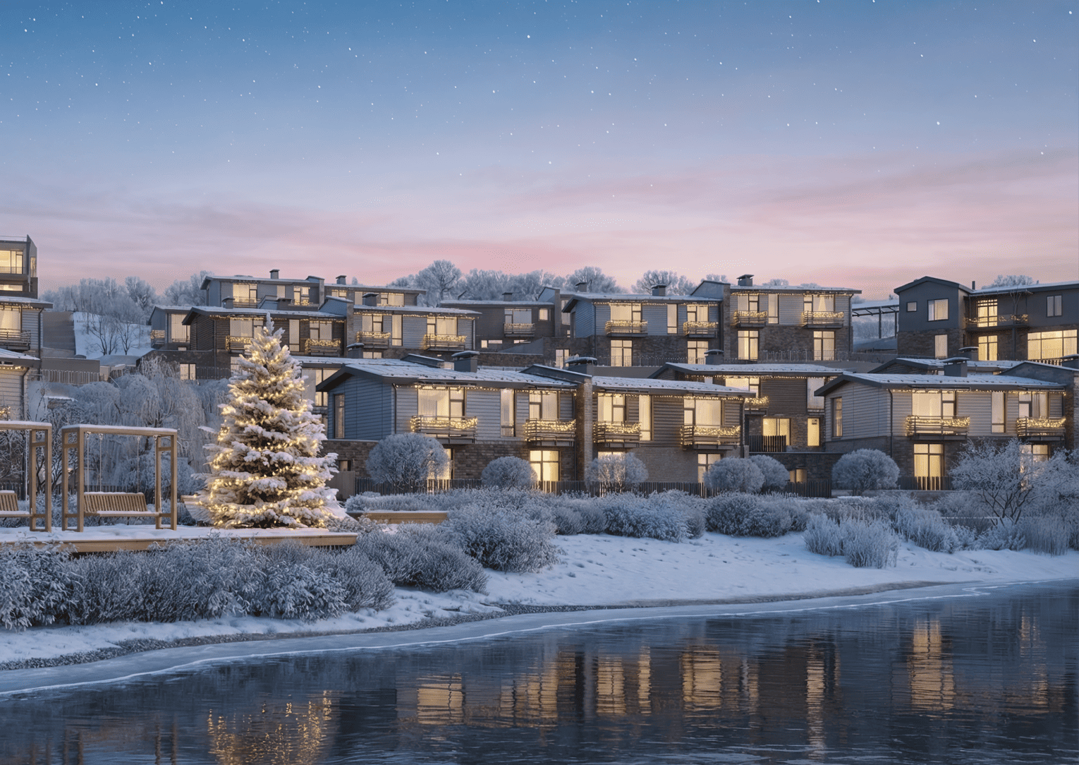 Дуплексы Отрада на реке